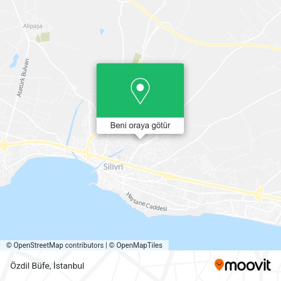 Özdil Büfe harita