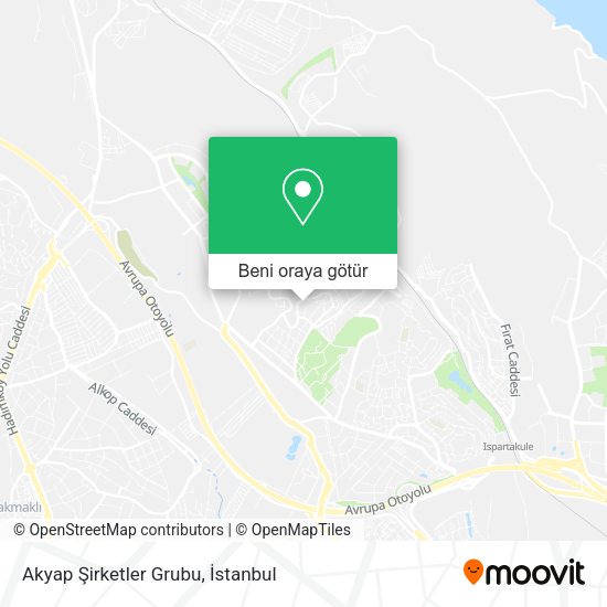 Akyap Şirketler Grubu harita