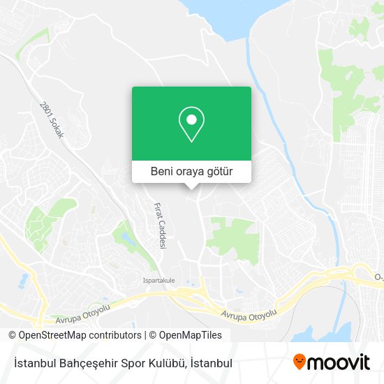 İstanbul Bahçeşehir Spor Kulübü harita