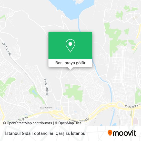 İstanbul Gıda Toptancıları Çarşısı harita