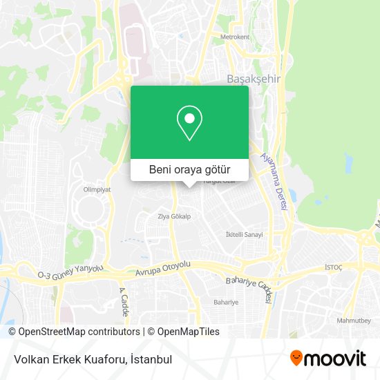 Volkan Erkek Kuaforu harita