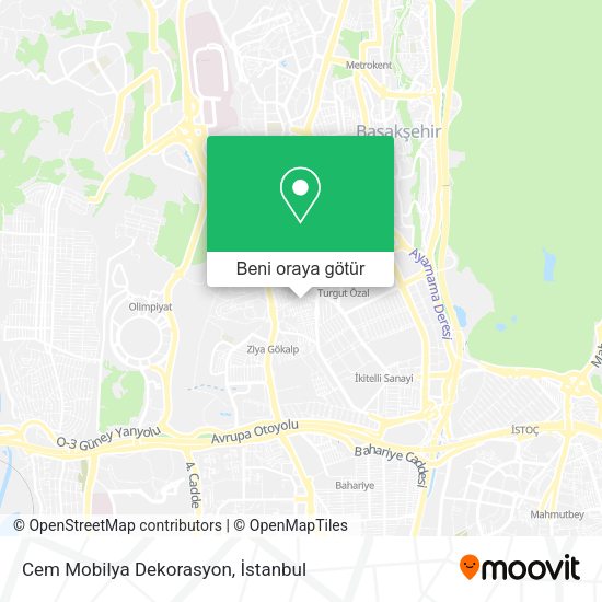Cem Mobilya Dekorasyon harita