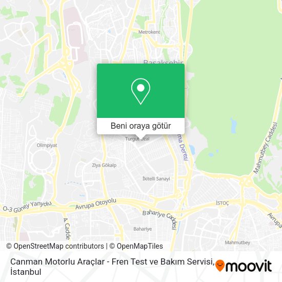 Canman Motorlu Araçlar - Fren Test ve Bakım Servisi harita