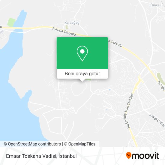 Emaar Toskana Vadisi harita