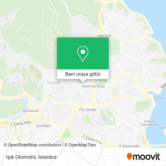 Işık Otomotiv harita