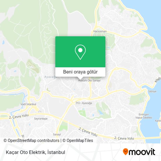 Kaçar Oto Elektrik harita