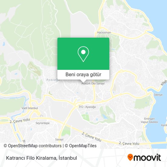 Katrancı Filo Kiralama harita