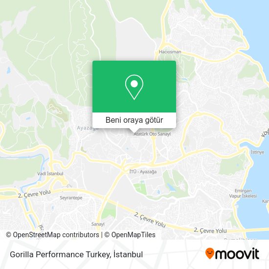 Gorilla Performance Turkey harita