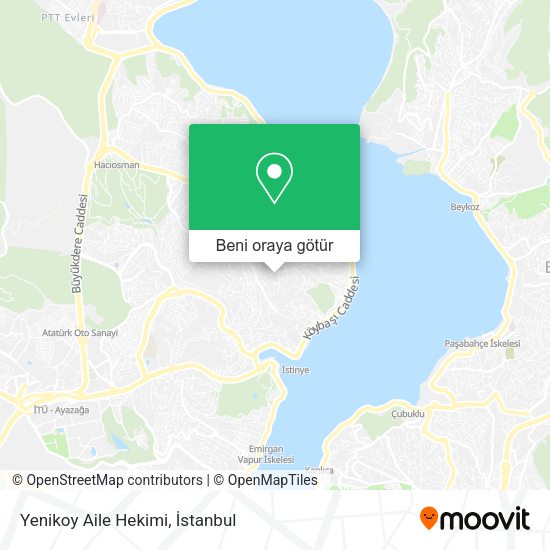 Yenikoy Aile Hekimi harita