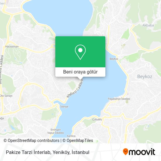 Pakize Tarzi İnterlab, Yeniköy harita