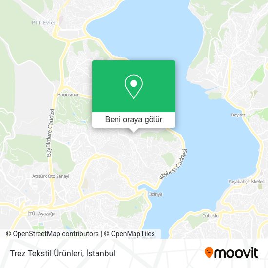 Trez Tekstil Ürünleri harita