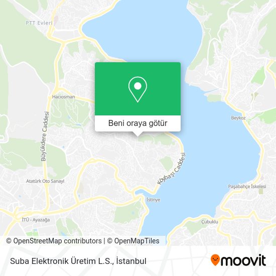 Suba Elektronik Üretim L.S. harita
