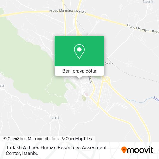 Turkish Airlines Human Resources Assesment Center harita