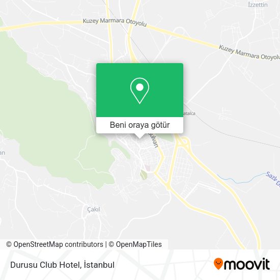 Durusu Club Hotel harita