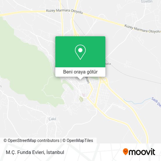 M.Ç. Funda Evleri harita