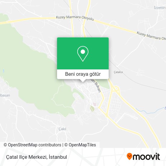 Çatal Ilçe Merkezi harita
