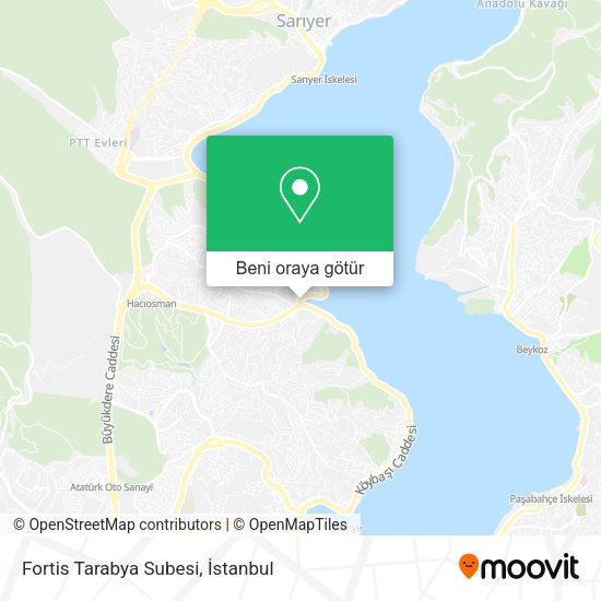 Fortis Tarabya Subesi harita