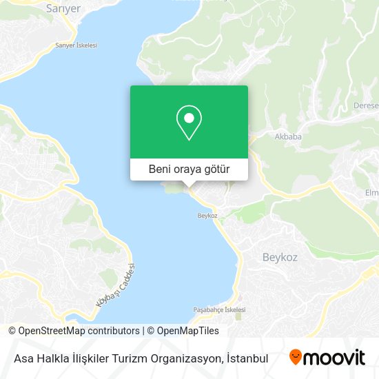 Asa Halkla İlişkiler Turizm Organizasyon harita