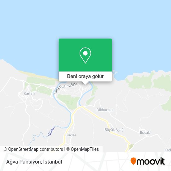 Ağva Pansiyon harita