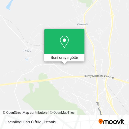 Hacıaliogulları Ciftligi harita