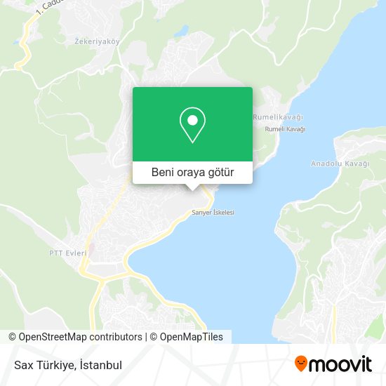 Sax Türkiye harita