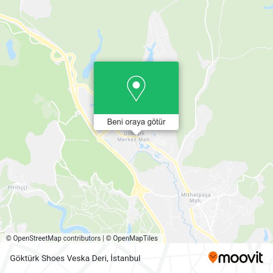 Göktürk Shoes Veska Deri harita