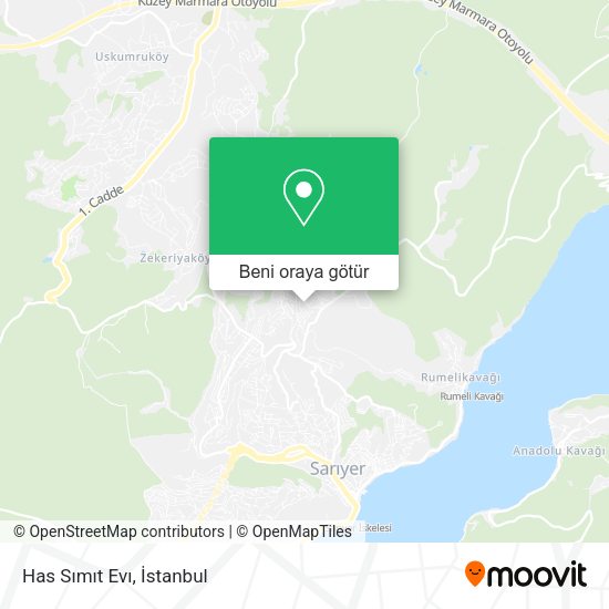 Has Sımıt Evı harita