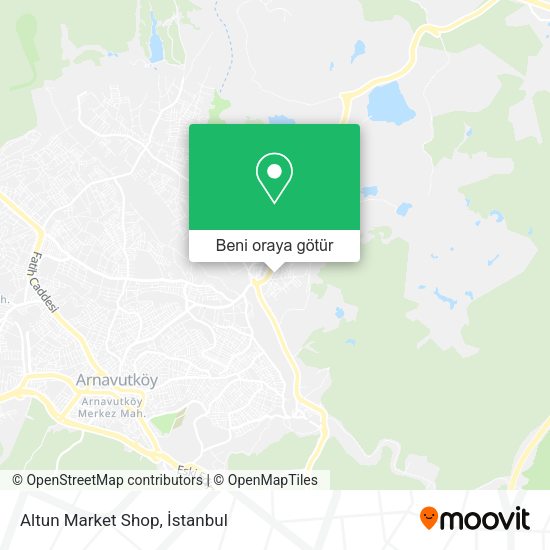Altun Market Shop harita