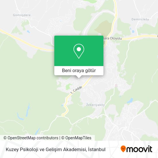 Kuzey Psikoloji ve Gelişim Akademisi harita