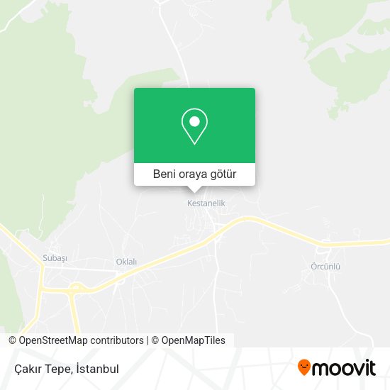 Çakır Tepe harita