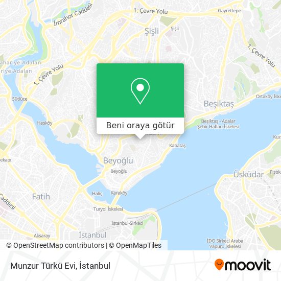 Munzur Türkü Evi harita