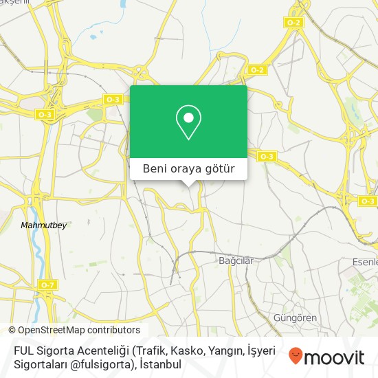 FUL Sigorta Acenteliği (Trafik, Kasko, Yangın, İşyeri Sigortaları @fulsigorta) harita
