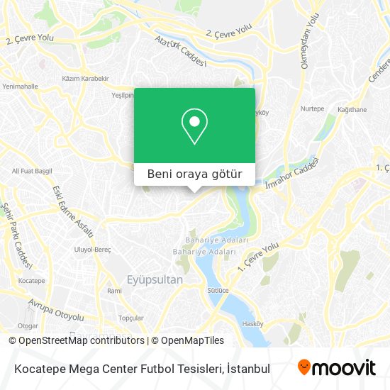 Kocatepe Mega Center Futbol Tesisleri harita