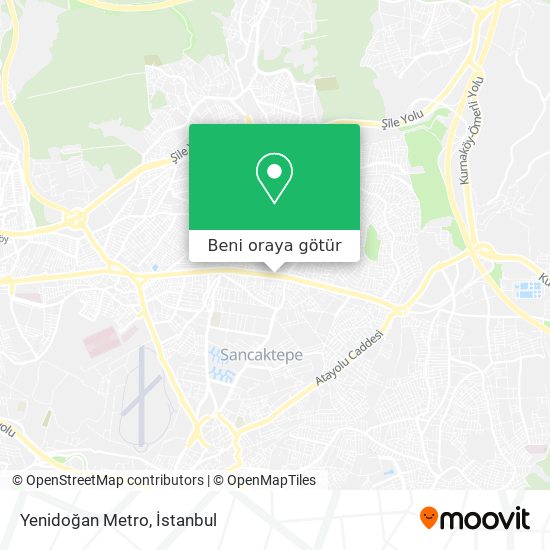 Yenidoğan Metro harita