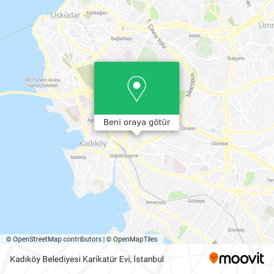 Kadıköy Belediyesi Karikatür Evi harita
