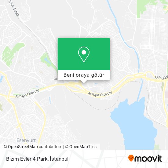 Bizim Evler 4 Park harita