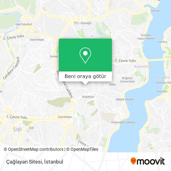 Çağlayan Sitesi harita