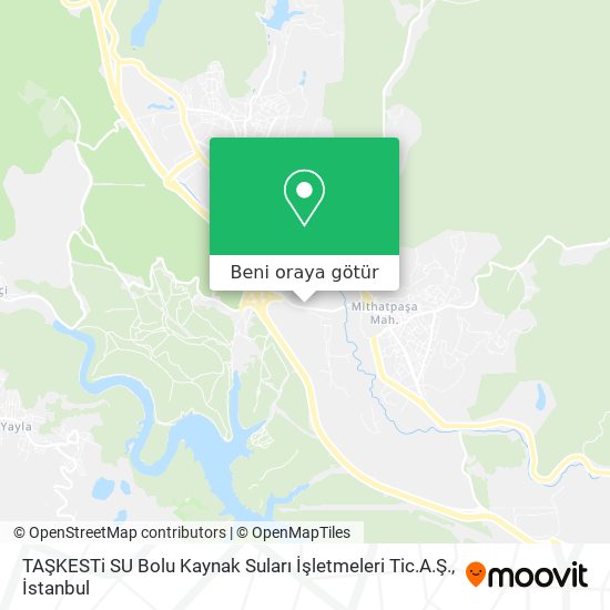 TAŞKESTi SU Bolu Kaynak Suları İşletmeleri Tic.A.Ş. harita