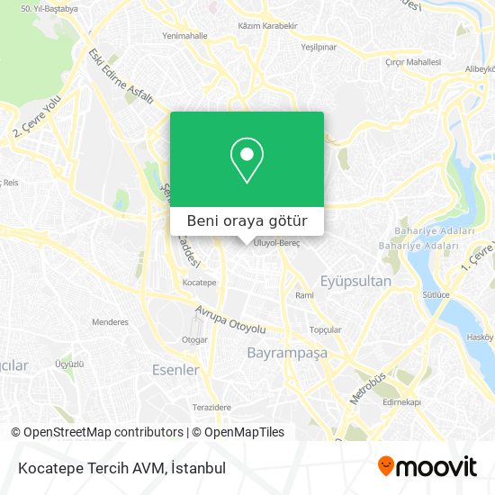 Kocatepe Tercih AVM harita