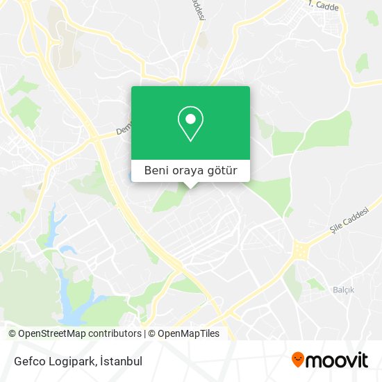 Gefco Logipark harita