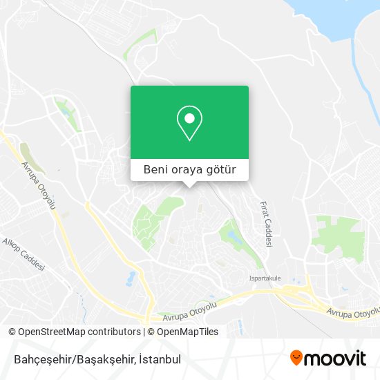 Bahçeşehir/Başakşehir harita