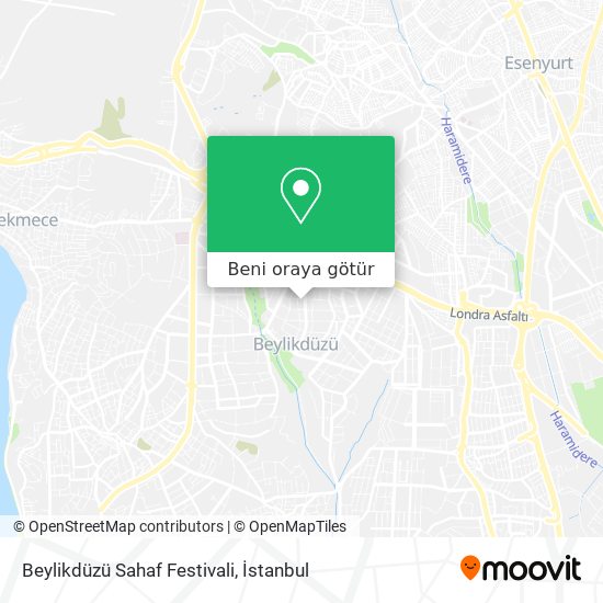 Beylikdüzü Sahaf Festivali harita