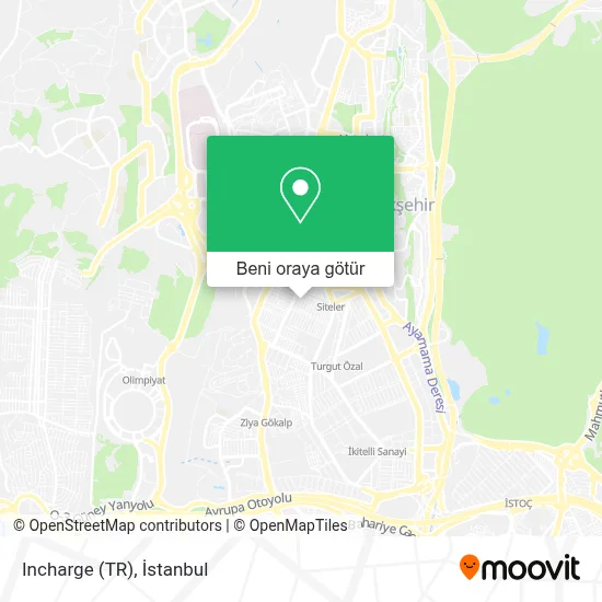 Incharge (TR) harita