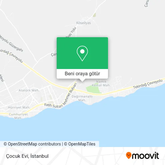 Çocuk Evi harita