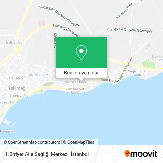 Hürriyet Aile Sağlığı Merkezi harita