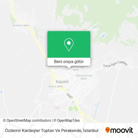 Özdemir Kardeşler Toptan Ve Perakende harita