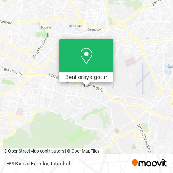 FM Kahve Fabrika harita