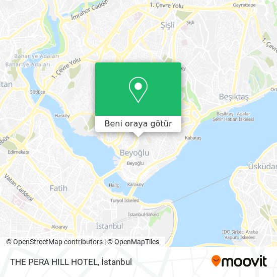 THE PERA HILL HOTEL harita