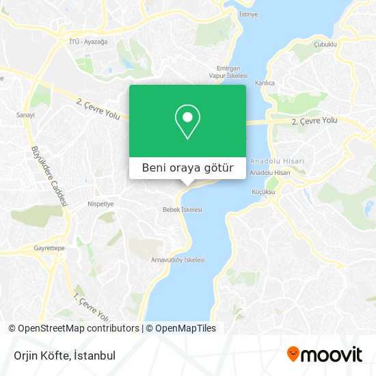 Orjin Köfte harita