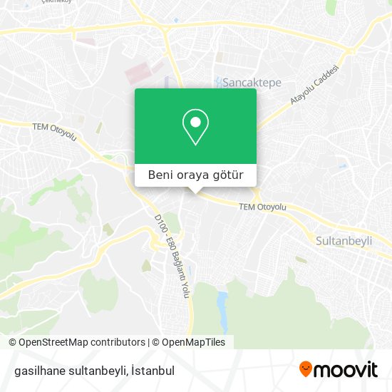 gasilhane sultanbeyli harita